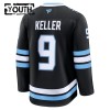 Utah Hockey Club Fanatics Premium Clayton Keller 2025-26 Heim Schwarz Trikot - Kinder
