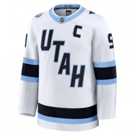 Utah Hockey Club Fanatics Premium Clayton Keller Auswärts Weiss Trikot - Herren
