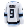 Utah Hockey Club Fanatics Premium Clayton Keller Auswärts Weiss Trikot - Herren