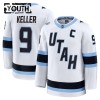 Utah Hockey Club Fanatics Premium Clayton Keller Auswärts Weiss Trikot - Kinder