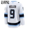 Utah Hockey Club Fanatics Premium Clayton Keller Auswärts Weiss Trikot - Kinder