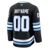 Utah Hockey Club Fanatics Premium Custom 2025-26 Heim Schwarz Trikot - Herren