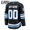 Utah Hockey Club Fanatics Premium Custom 2025-26 Heim Schwarz Trikot - Kinder