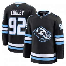 Utah Hockey Club Fanatics Premium Logan Cooley 2025-26 Heim Schwarz Trikot - Herren