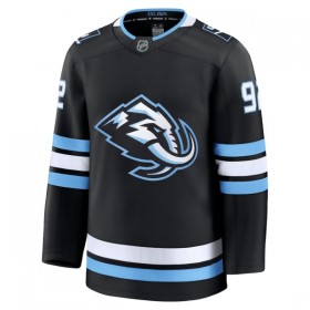 Utah Hockey Club Fanatics Premium Logan Cooley 2025-26 Heim Schwarz Trikot - Herren