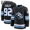 Utah Hockey Club Fanatics Premium Logan Cooley 2025-26 Heim Schwarz Trikot - Kinder