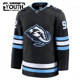 Utah Hockey Club Fanatics Premium Logan Cooley 2025-26 Heim Schwarz Trikot - Kinder