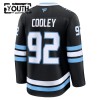 Utah Hockey Club Fanatics Premium Logan Cooley 2025-26 Heim Schwarz Trikot - Kinder