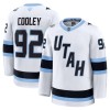 Utah Hockey Club Fanatics Premium Logan Cooley Auswärts Weiss Trikot - Herren