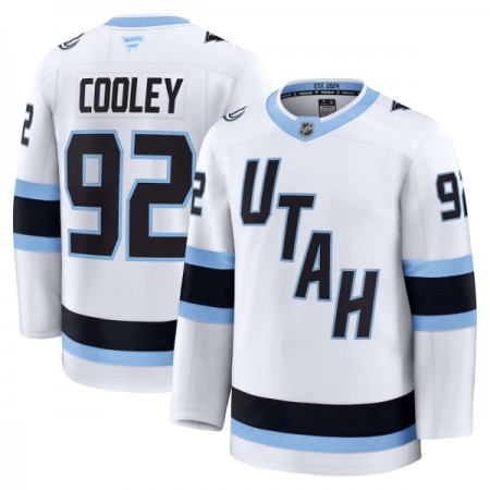 Utah Hockey Club Fanatics Premium Logan Cooley Auswärts Weiss Trikot - Herren