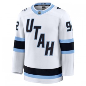 Utah Hockey Club Fanatics Premium Logan Cooley Auswärts Weiss Trikot - Herren