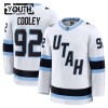 Utah Hockey Club Fanatics Premium Logan Cooley Auswärts Weiss Trikot - Kinder