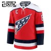 Washington Capitals Fanatics Premium Alex Ovechkin 2025-26 Alternate Rot Trikot - Kinder