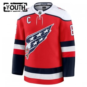 Washington Capitals Fanatics Premium Alex Ovechkin 2025-26 Alternate Rot Trikot - Kinder