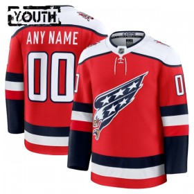 Washington Capitals Fanatics Premium Custom 2025-26 Alternate Rot Trikot - Kinder