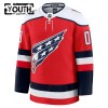 Washington Capitals Fanatics Premium Custom 2025-26 Alternate Rot Trikot - Kinder