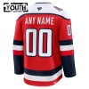 Washington Capitals Fanatics Premium Custom 2025-26 Alternate Rot Trikot - Kinder