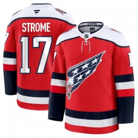 Washington Capitals Fanatics Premium Dylan Strome 2025-26 Alternate Rot Trikot - Herren