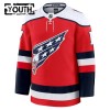 Washington Capitals Fanatics Premium Dylan Strome 2025-26 Alternate Rot Trikot - Kinder
