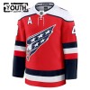 Washington Capitals Fanatics Premium Tom Wilson 2025-26 Alternate Rot Trikot - Kinder